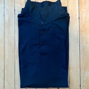 black lululemon polo